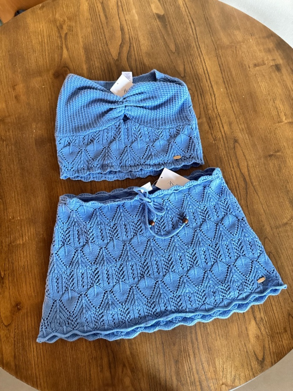 Altard State Blue Knit Summer Set AS Revival